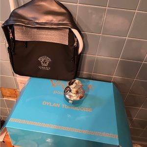 Versace backpack gift set